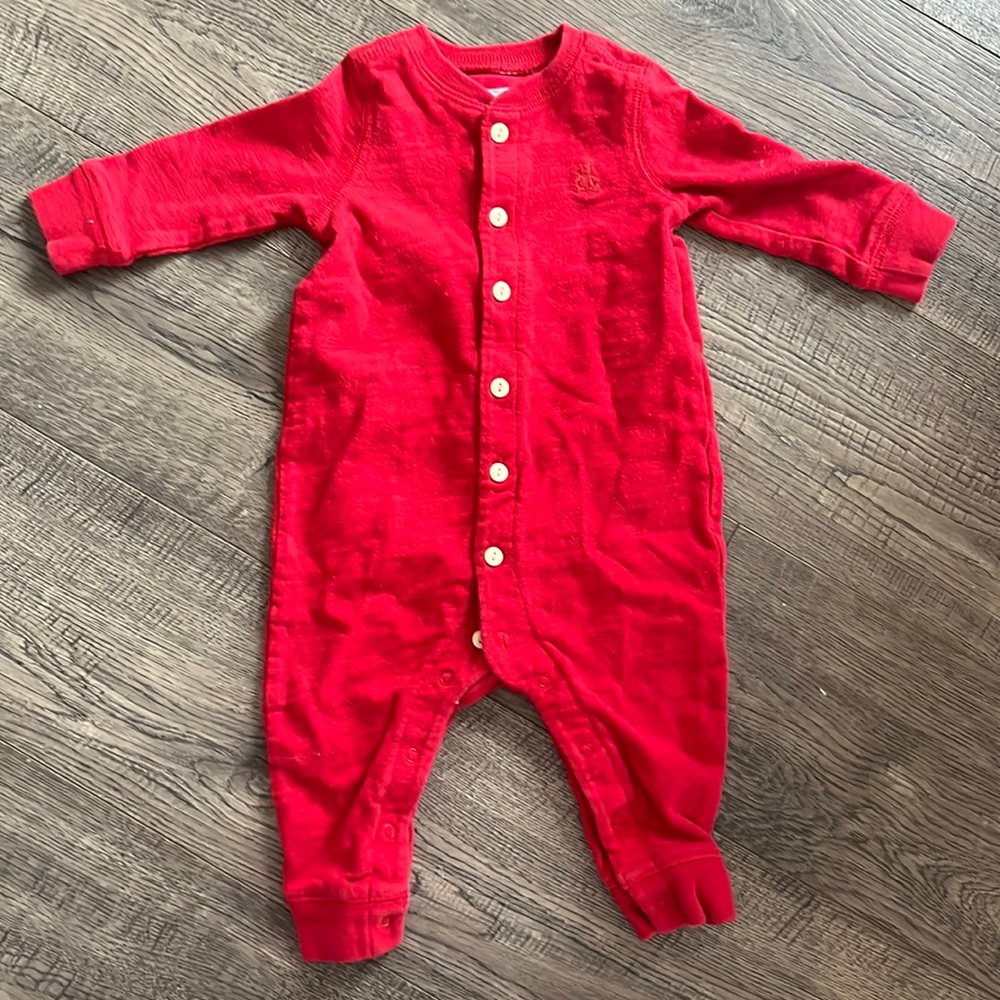 Red Christmas Baby Pajamas Baby Gap